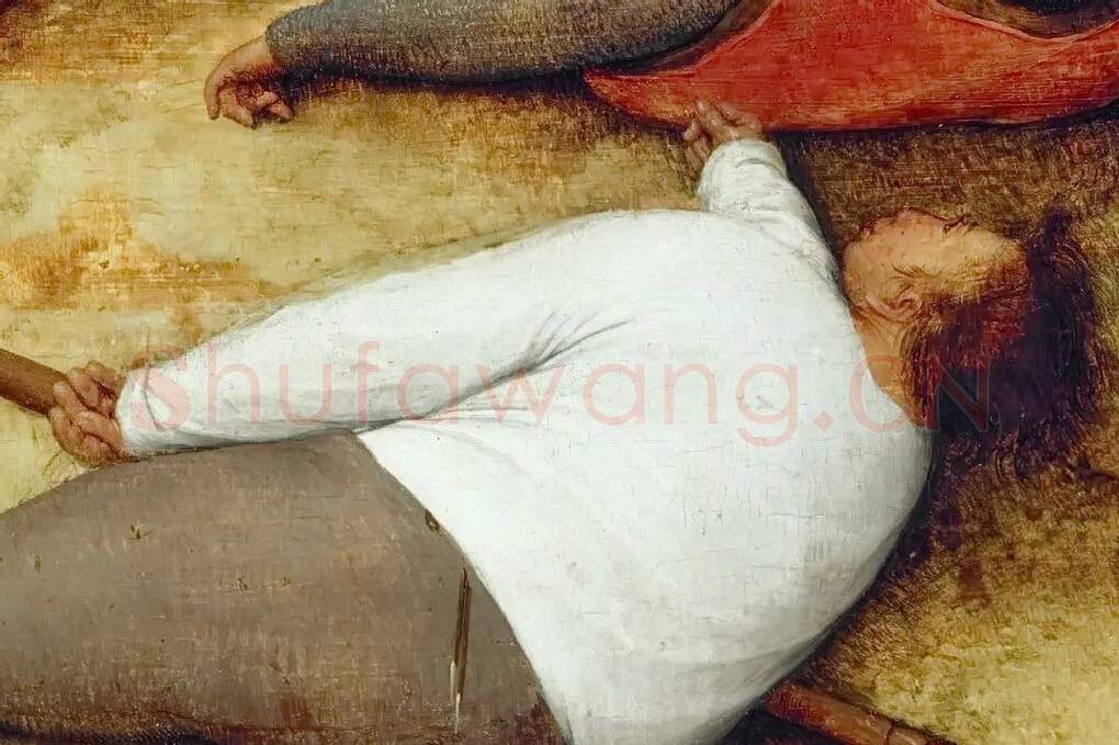 老勃鲁盖尔作品《安乐乡》局部 (3)