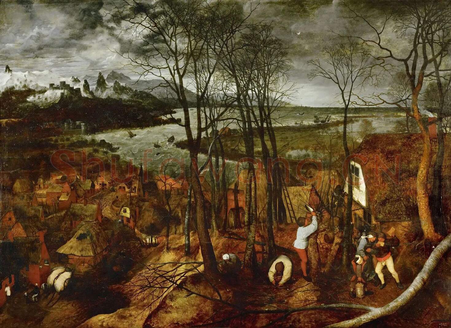 彼得·勃鲁盖尔作品《阴暗的一天(早春)》