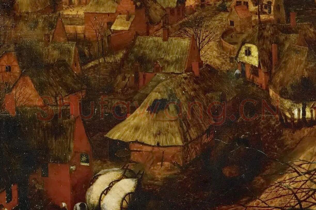 彼得·勃鲁盖尔作品《阴暗的一天》局部 (3)