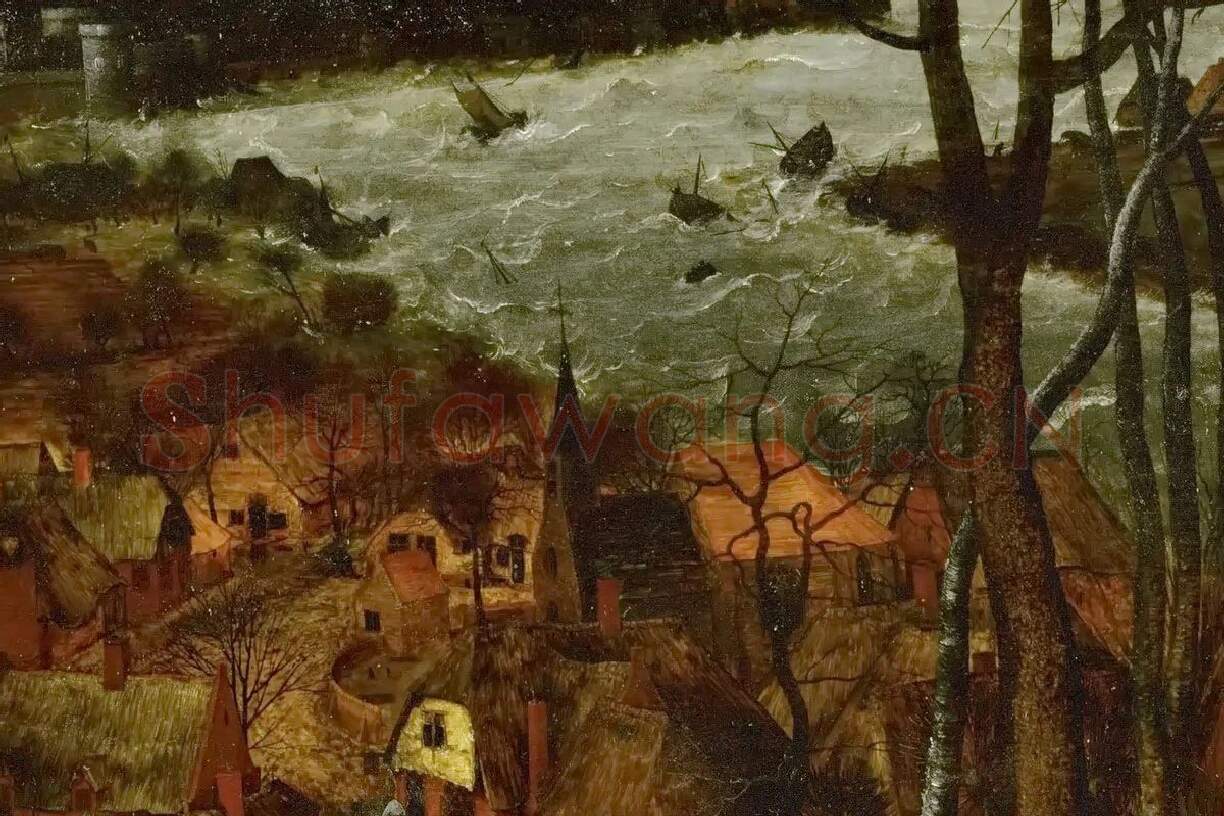 彼得·勃鲁盖尔作品《阴暗的一天》局部 (4)