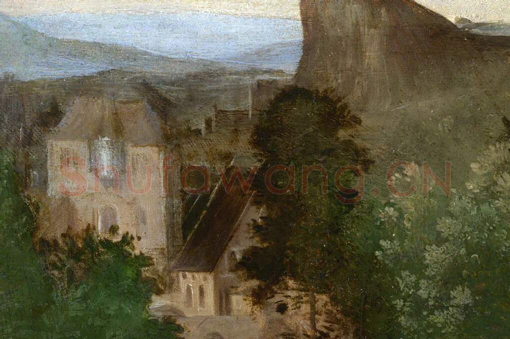 乔尔乔内作品《向诗人致敬》局部 (6)