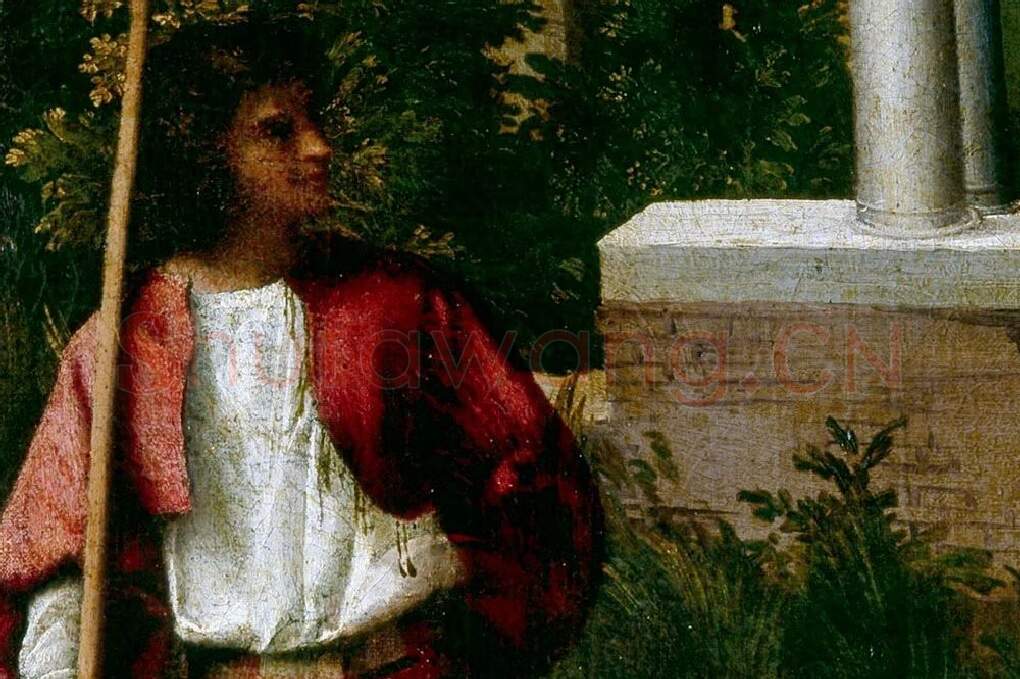 乔尔乔内作品《暴风雨》局部 (2)