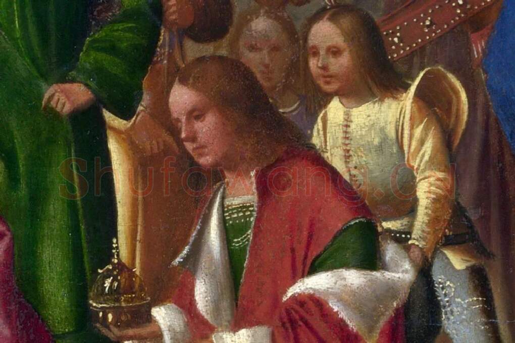 乔尔乔内作品《三博士来朝》局部 (4)