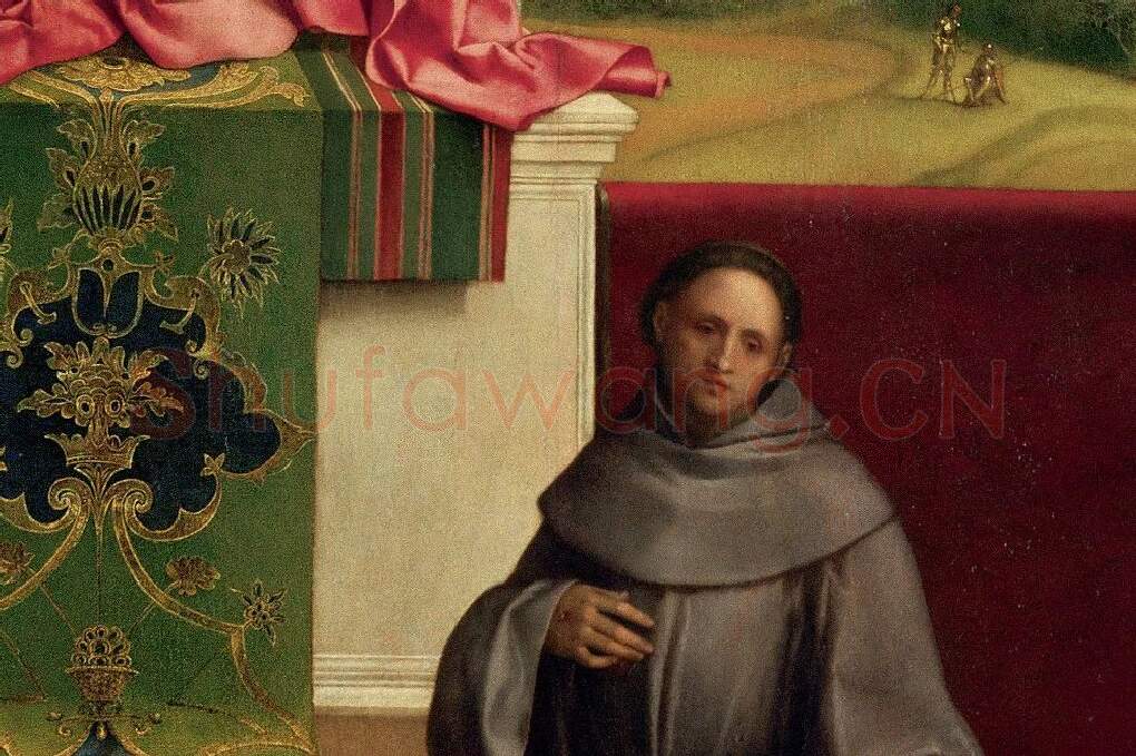 乔尔乔内祭坛画作品《卡斯泰尔弗兰科》局部 (2)