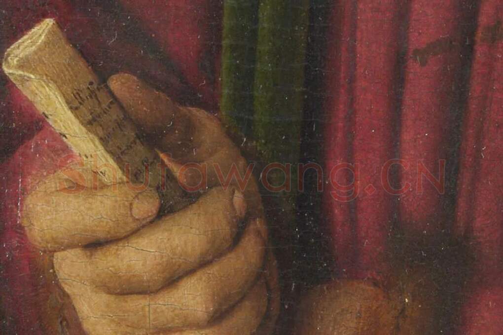 扬·凡·艾克作品《一个年轻男子的肖像》局部 (3)