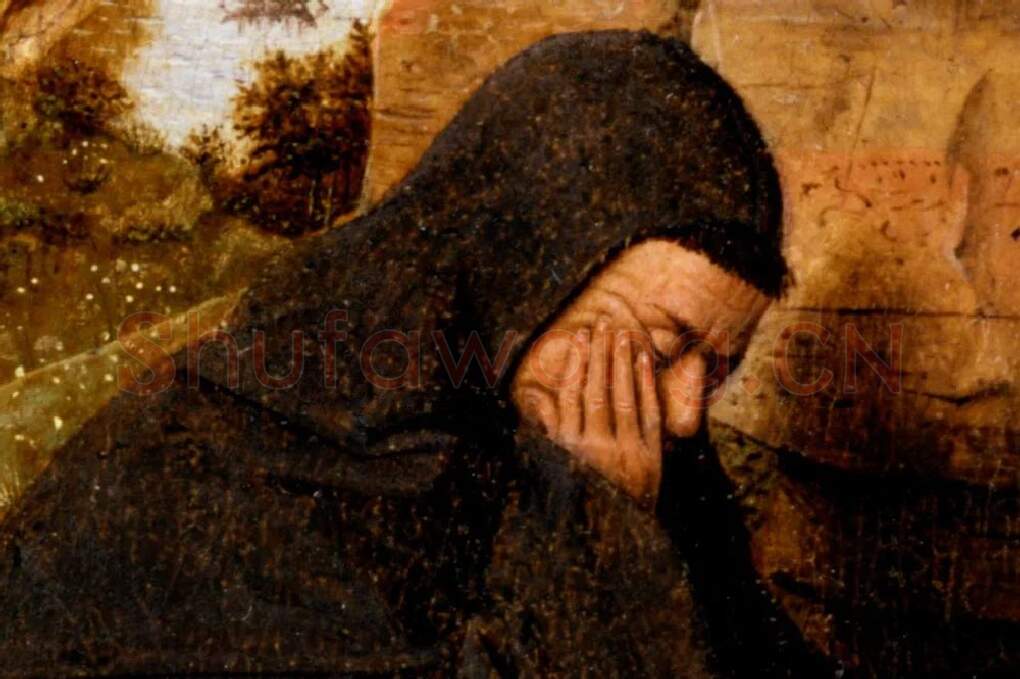 扬·凡·艾克作品《接受圣痕的圣弗朗西斯》局部 (3)