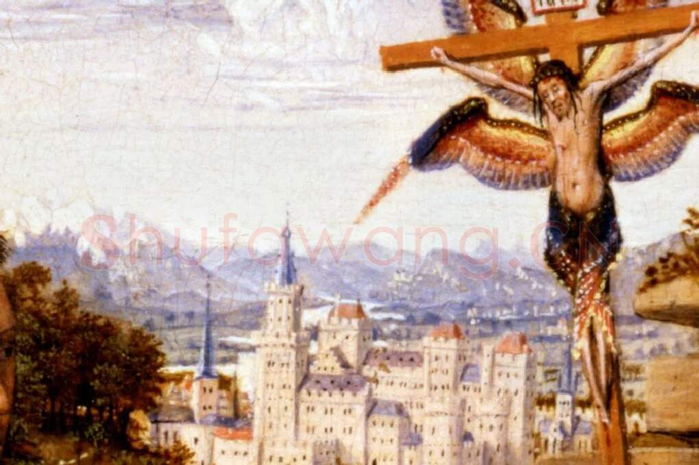 扬·凡·艾克作品《接受圣痕的圣弗朗西斯》局部 (4)