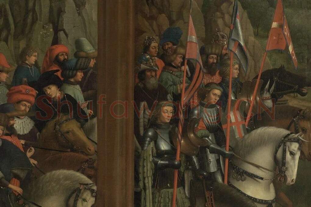 扬·凡·艾克代表作《根特祭坛画》局部 (9)