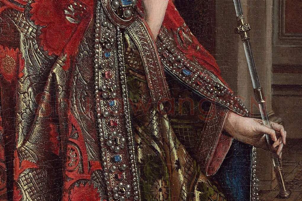 扬·凡·艾克油画作品《天使报喜》局部 (5)