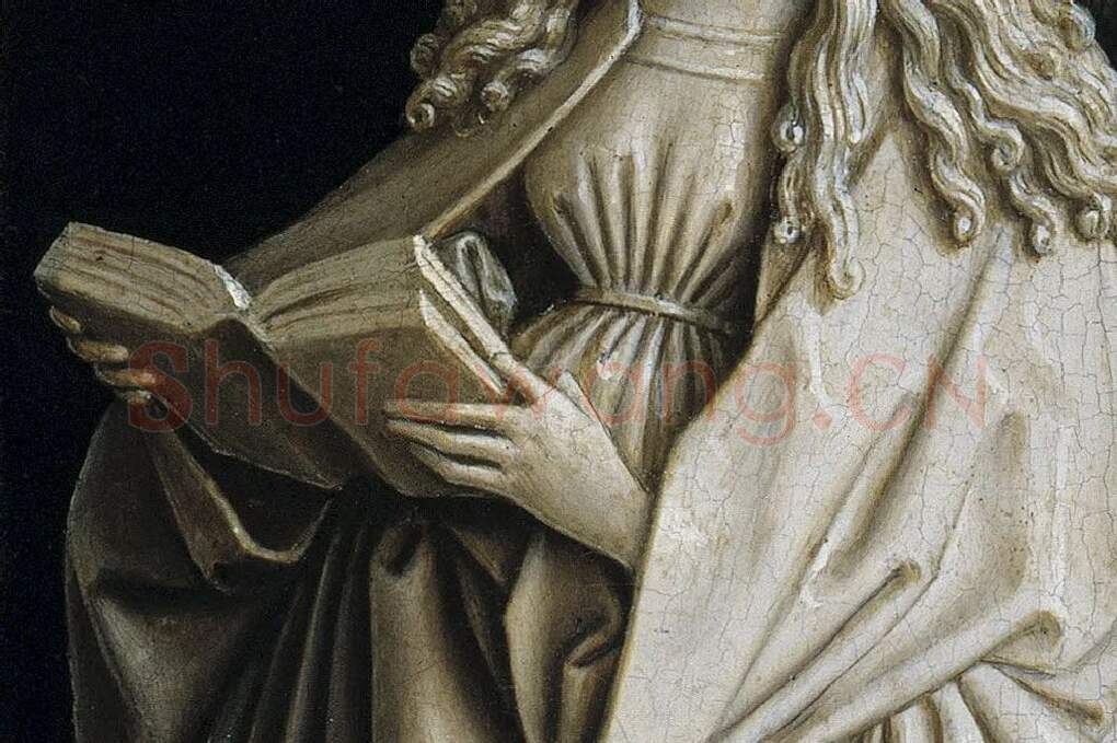 扬·凡·艾克作品《天使报喜》局部 (4)