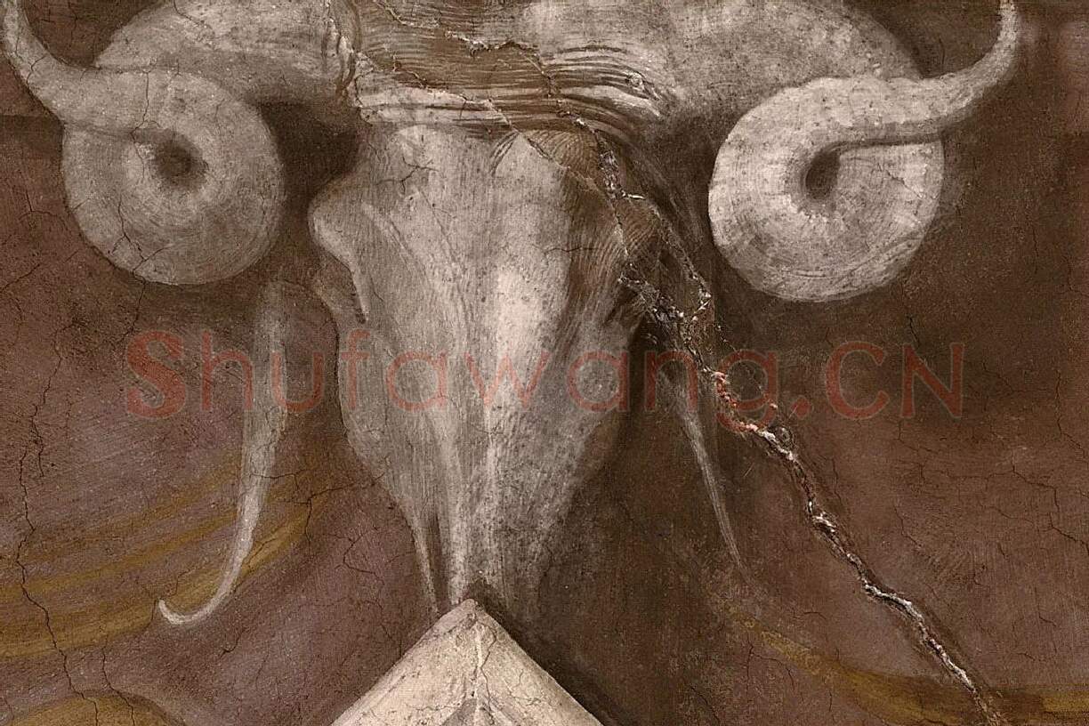 西斯廷教堂的壁画 基督的祖先局部 (3)