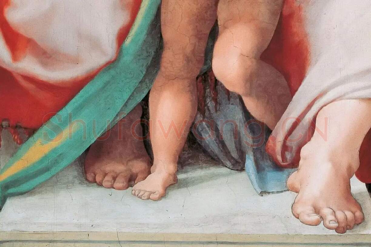 梵蒂冈西斯廷教堂“米开朗基罗”壁画《先知但以理》局部 (4)