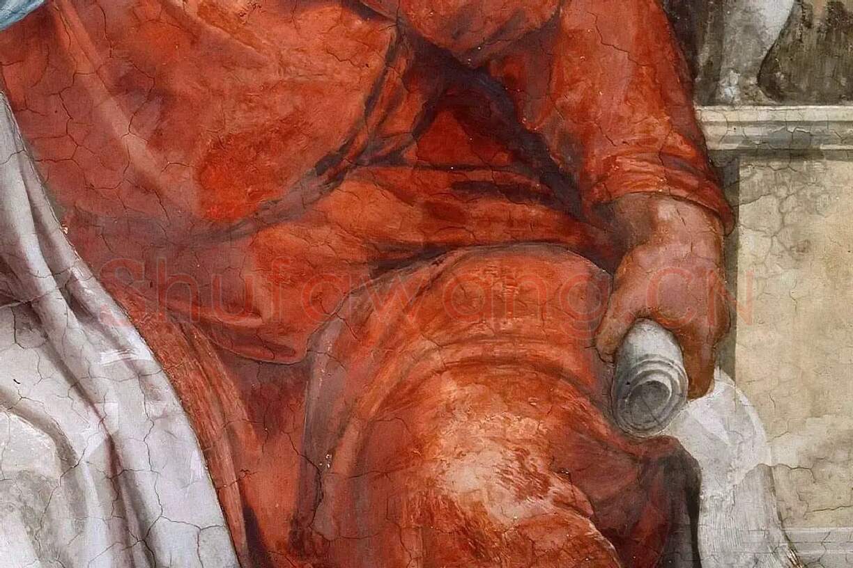 西斯廷教堂米开朗基罗壁画《先知以西结》局部 (2)