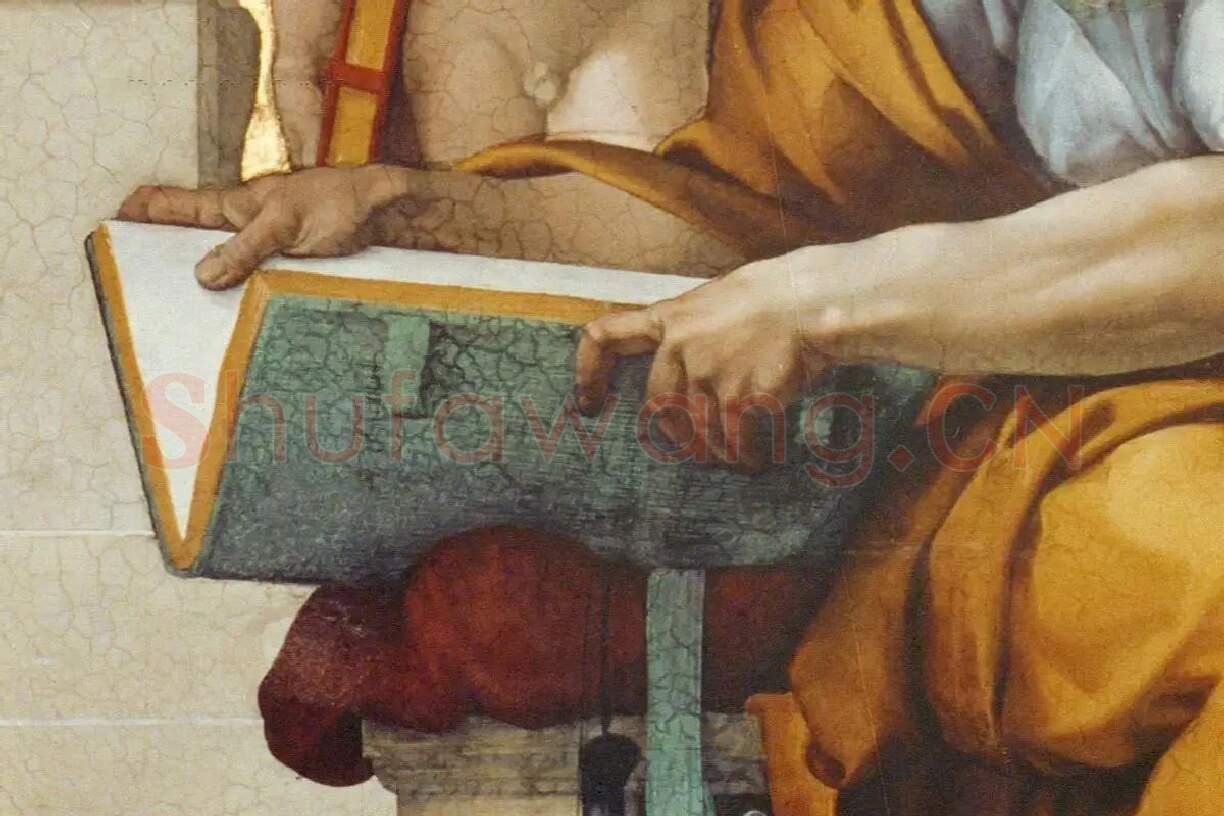 米开朗基罗西斯廷教堂壁画《库迈亚贞女》局部 (2)