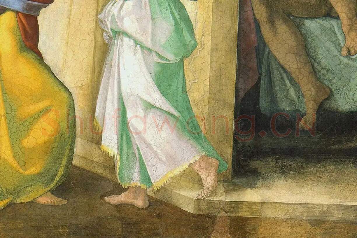 开朗基罗壁画《犹底与霍洛芬尼》局部 (2)