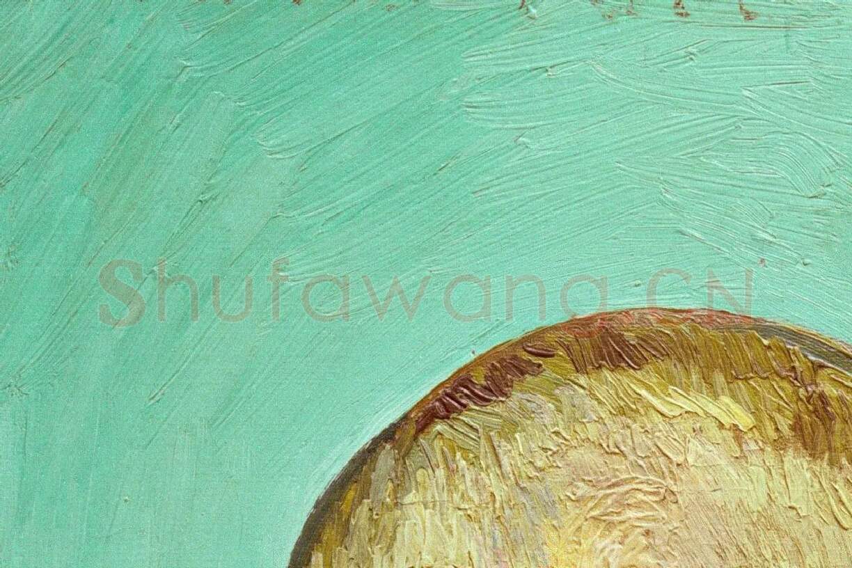 梵高《献给高更的自画像》局部 (3)