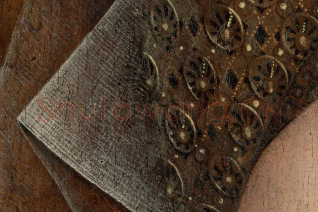 维登作品《葡萄牙伊莎贝拉的肖像》高清大图局部 (6)