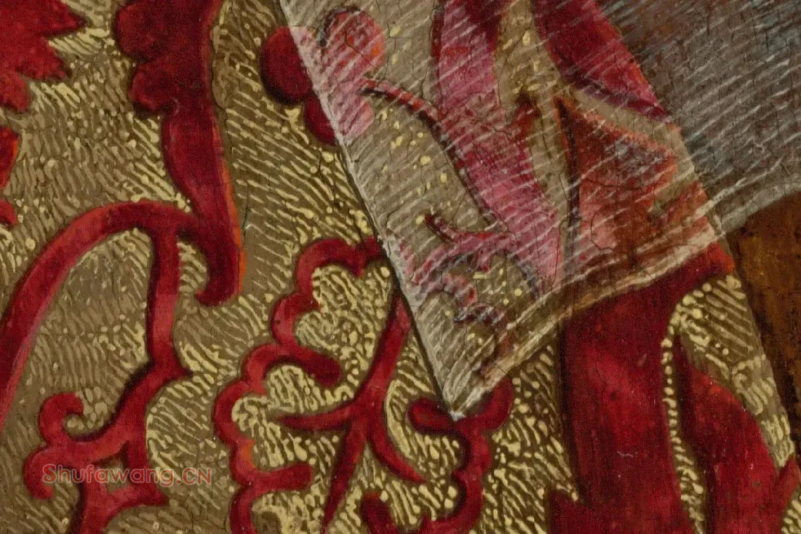维登作品《葡萄牙伊莎贝拉的肖像》高清大图局部 (10)