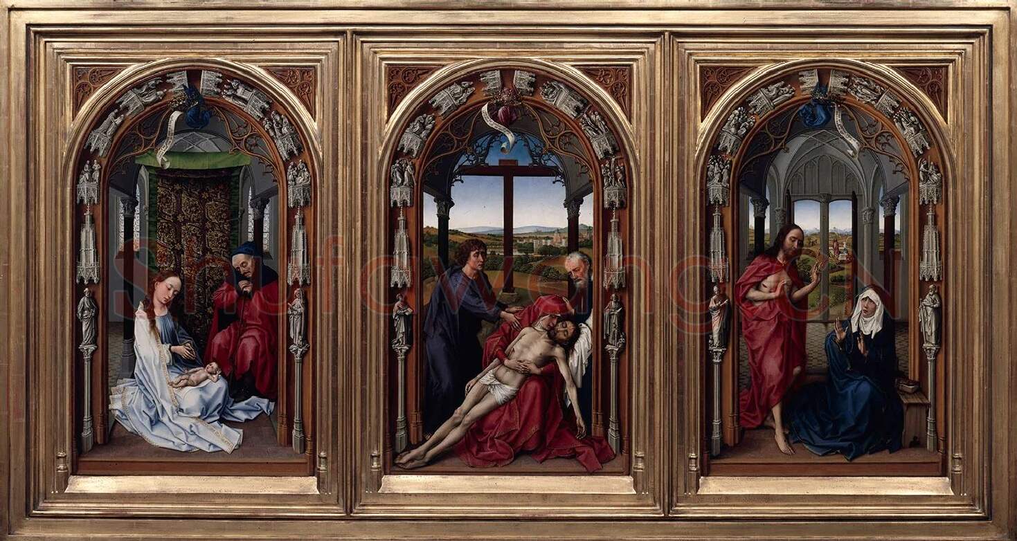 维登三联画《米拉弗洛雷斯祭坛画》