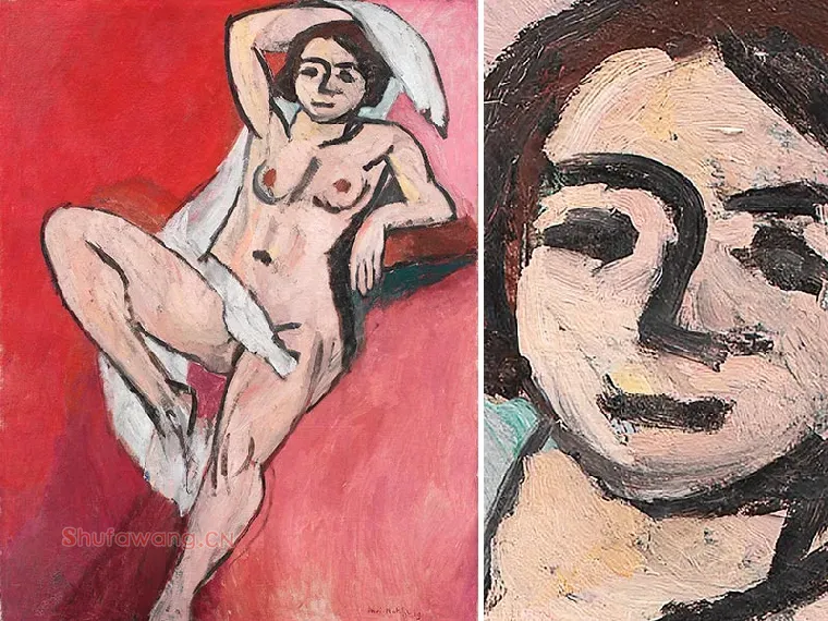 亨利·马蒂斯《戴白围巾的裸女》