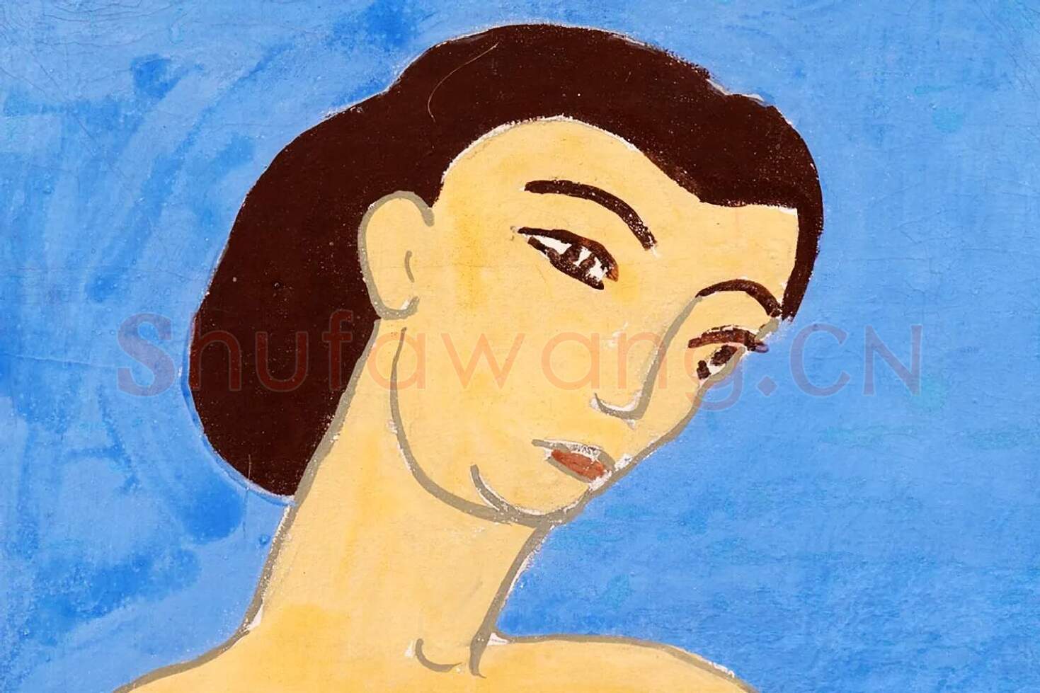 亨利·马蒂斯《奢华II》局部 (1)