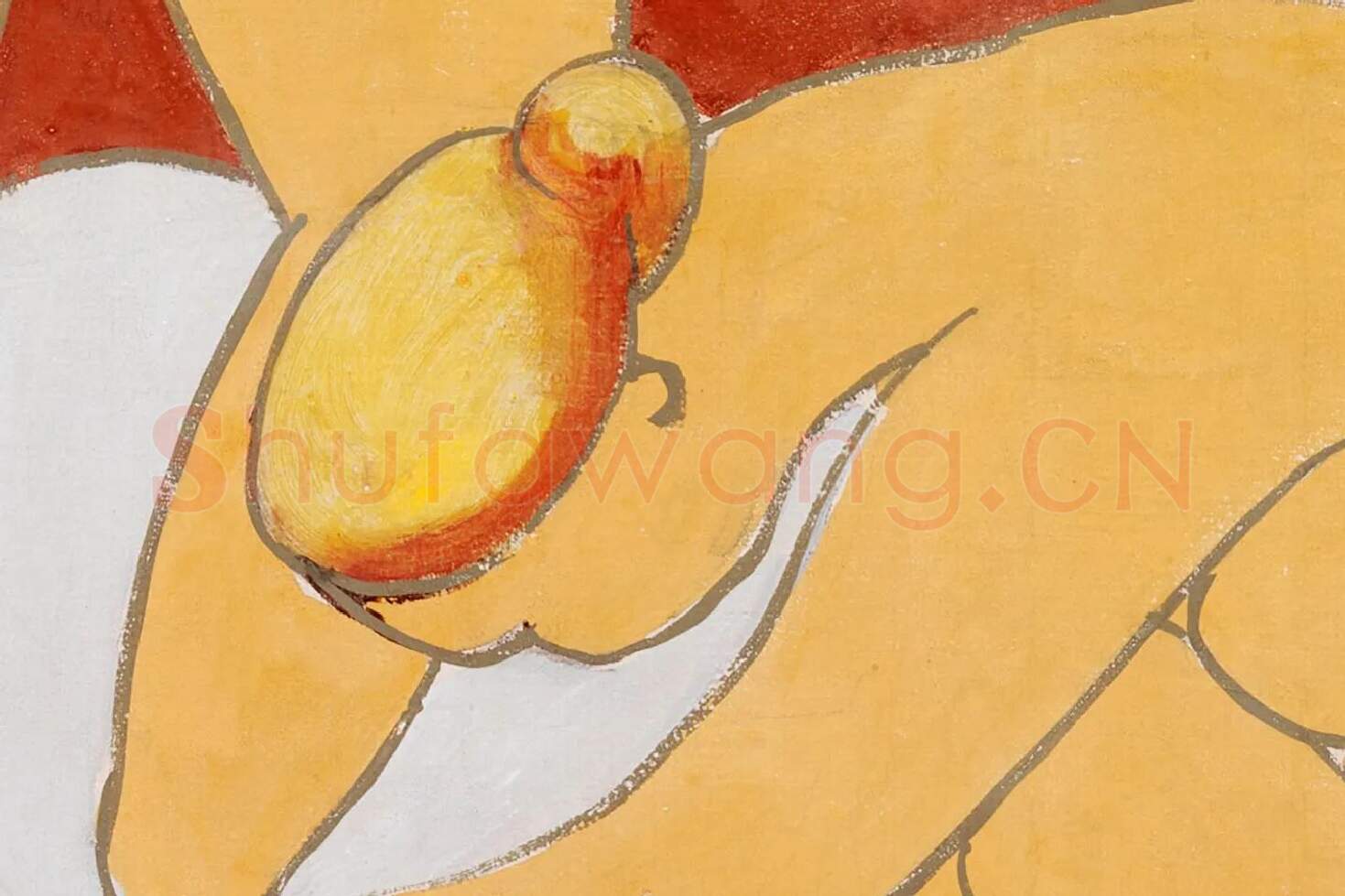 亨利·马蒂斯《奢华II》局部 (3)