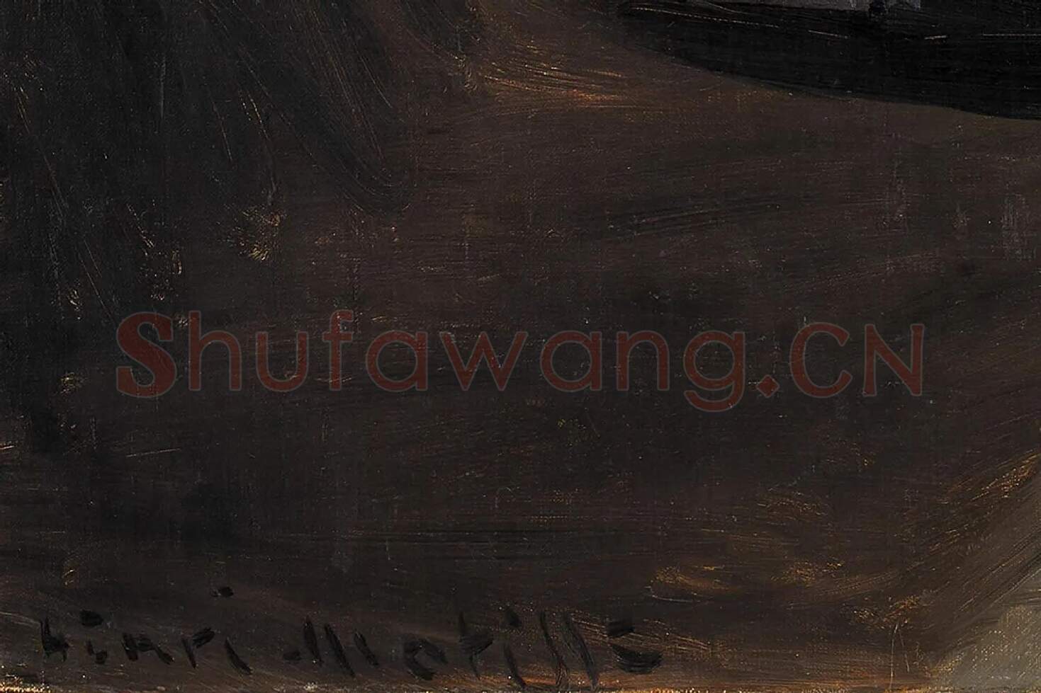 马蒂斯油画静物《有胡桃夹子的静物》局部 (3)