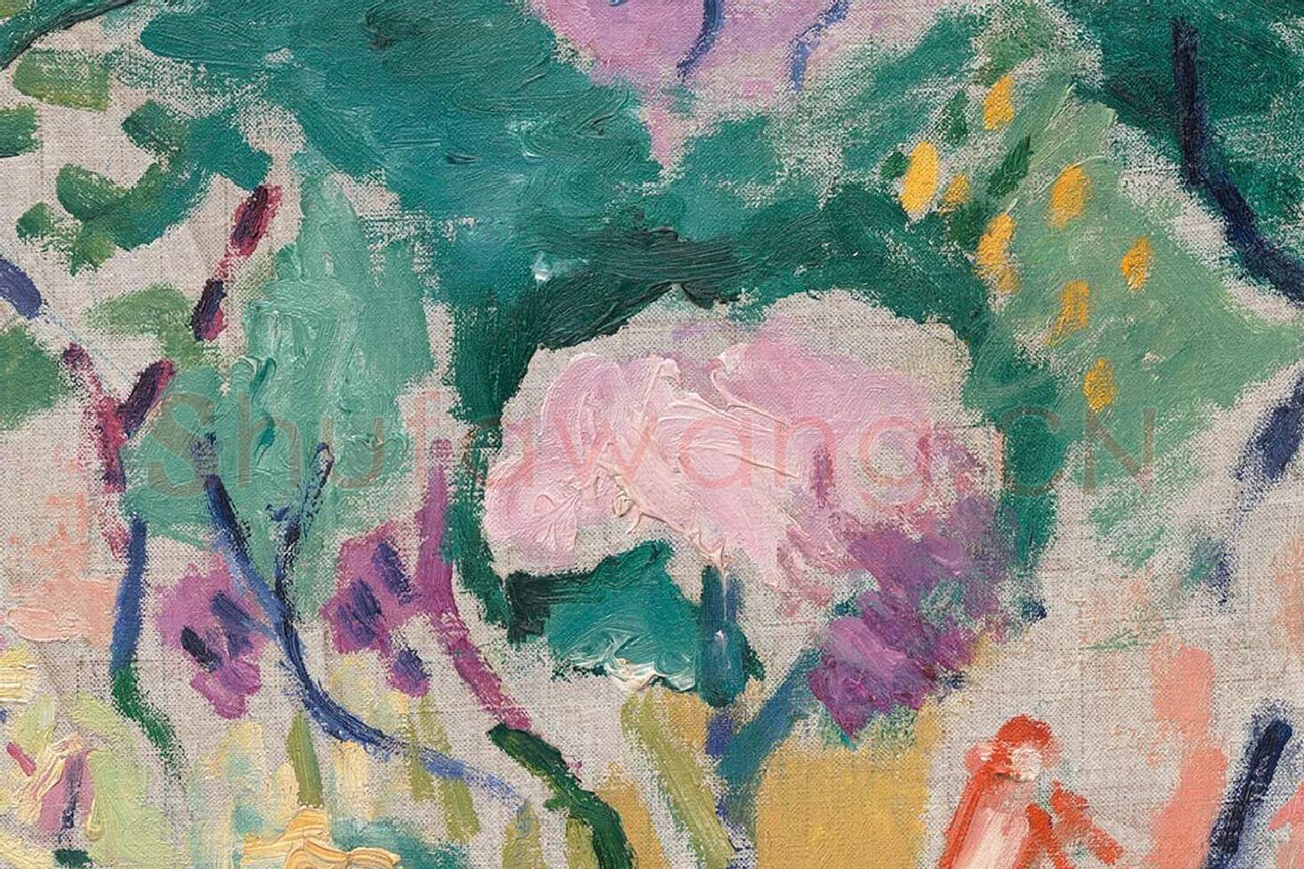 马蒂斯《生活的乐趣草图》局部 (1)