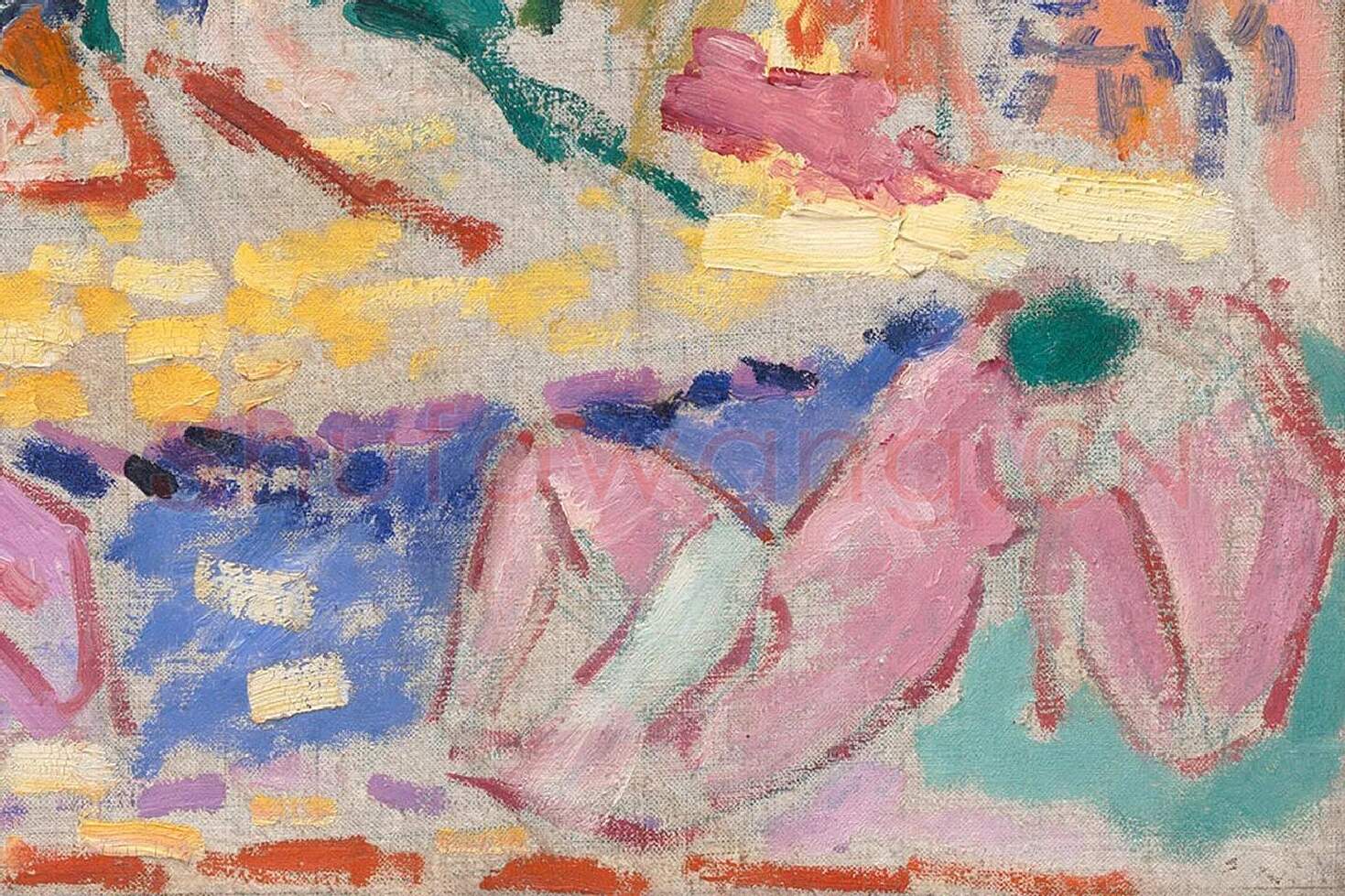 马蒂斯《生活的乐趣草图》局部 (2)