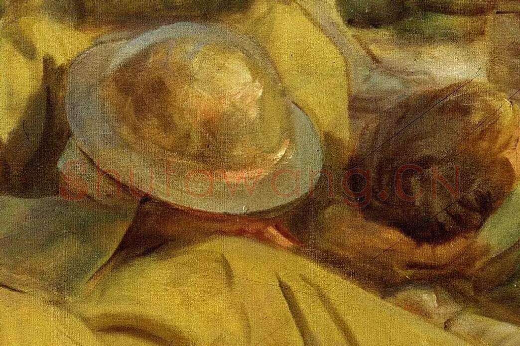 萨金特战争题材油画作品《Gassed》局部 (8)