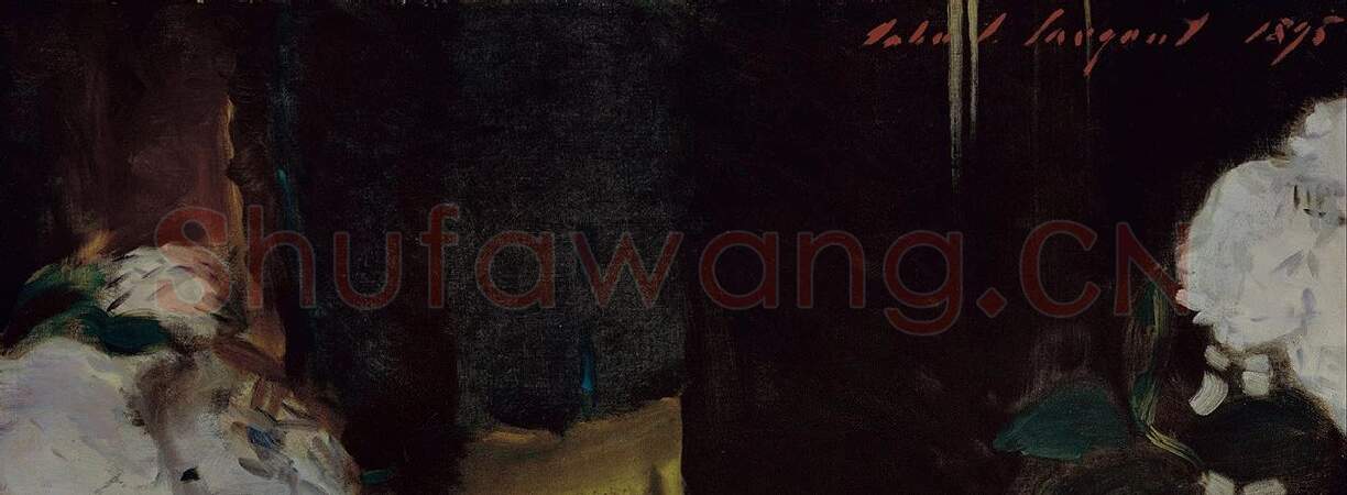 萨金特油画小女孩肖像作品《Helen-Sears》_01