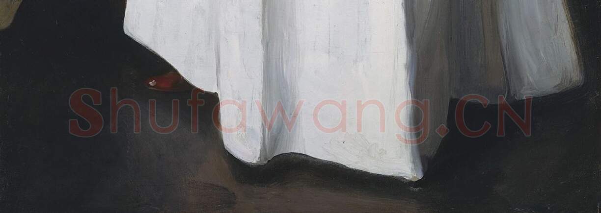 萨金特油画肖像《斯托克斯夫妇》_05