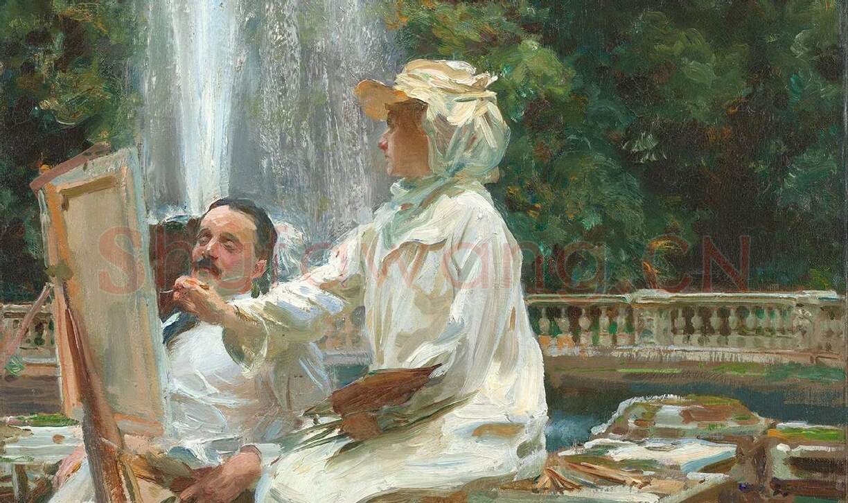 萨金特印象派风格油画作品_02