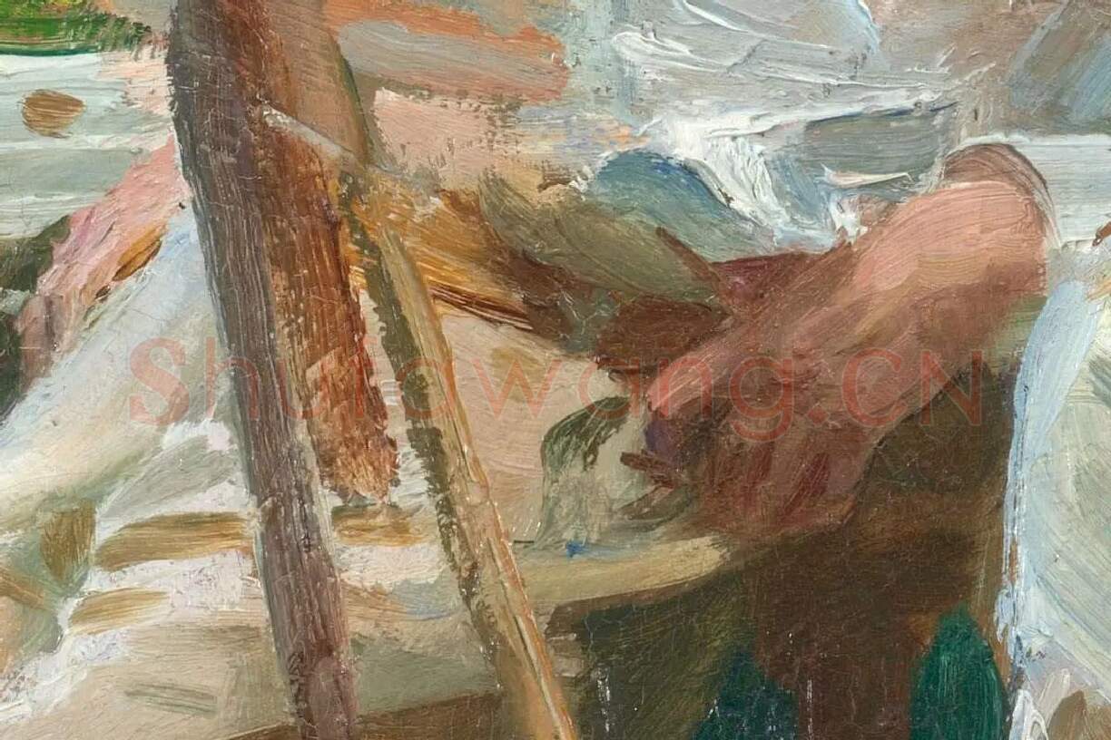 萨金特印象派风格油画作品局部 (5)
