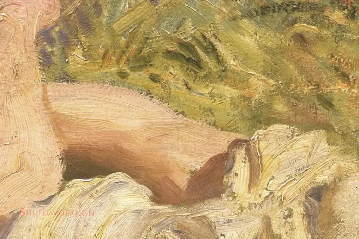萨金特印象派风格油画作品《钓鱼的男人》 (6)