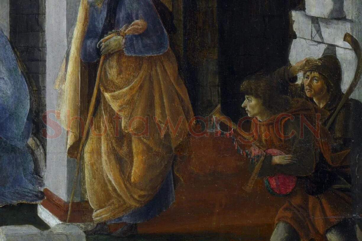 桑德罗·波提切利作品《博士朝拜》局部 (4)