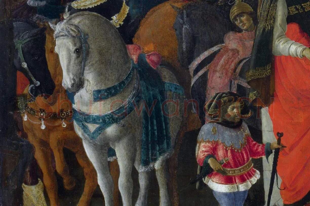 桑德罗·波提切利作品《博士朝拜》局部 (5)