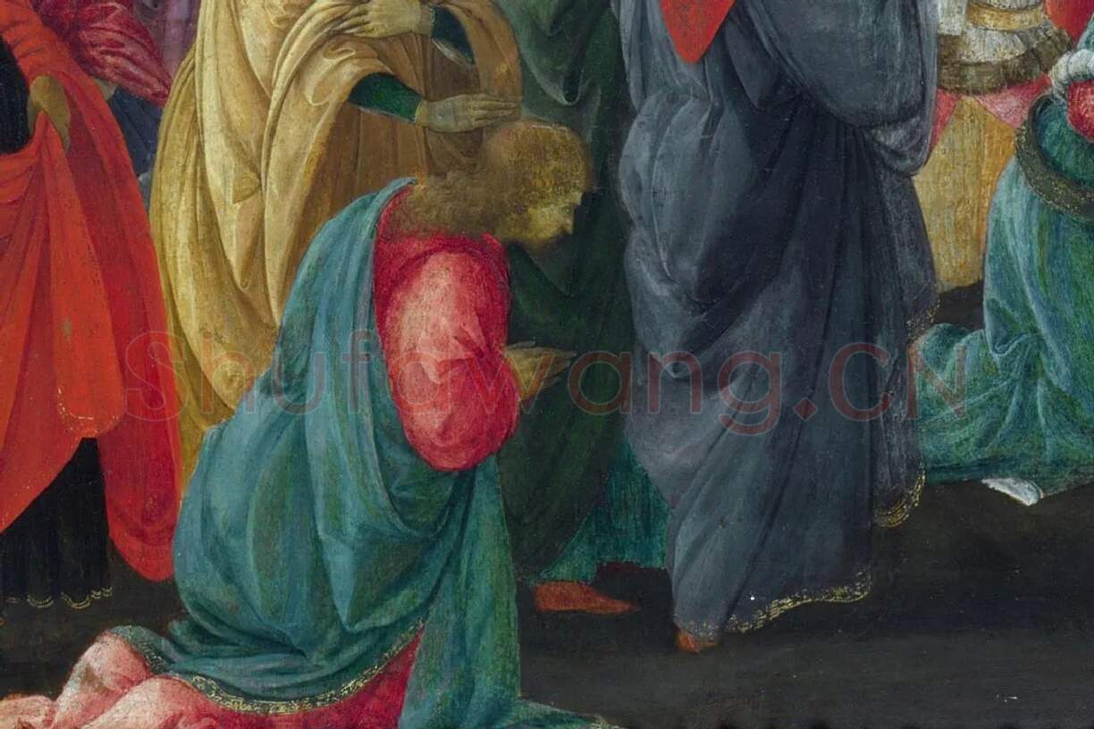 桑德罗·波提切利作品《博士朝拜》局部 (6)