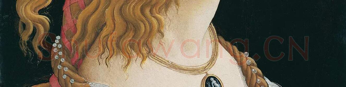 波提切利作品《西蒙内塔·韦斯普奇》肖像画_02