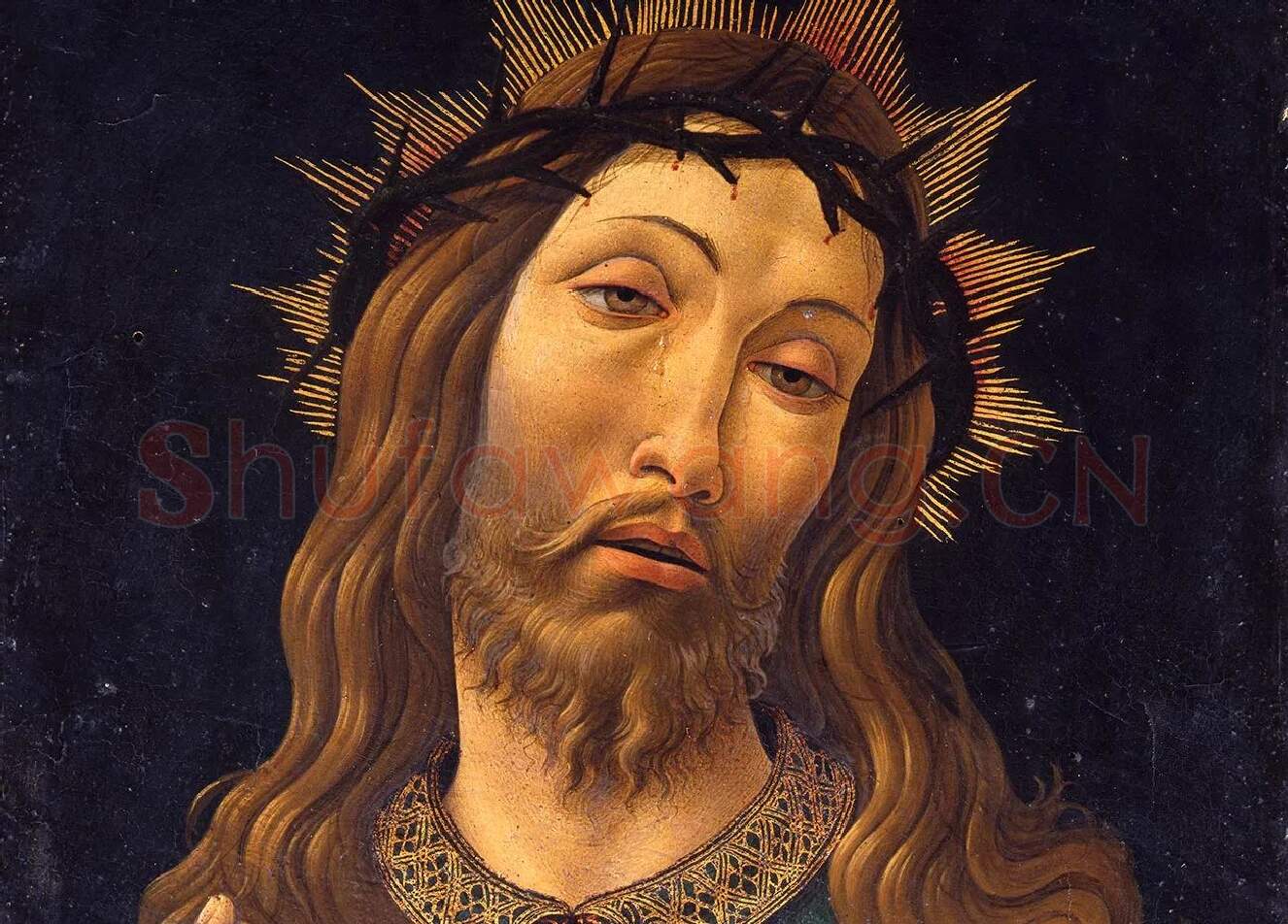 波提切利作品《耶稣荆冠加冕》_02