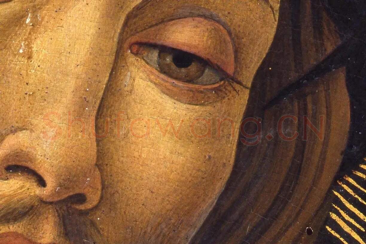 波提切利作品《耶稣荆冠加冕》局部 (3)