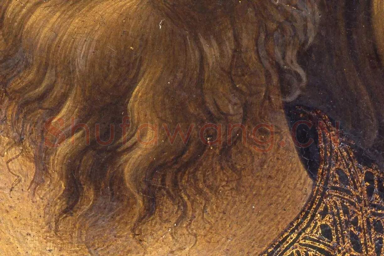 波提切利作品《耶稣荆冠加冕》局部 (5)