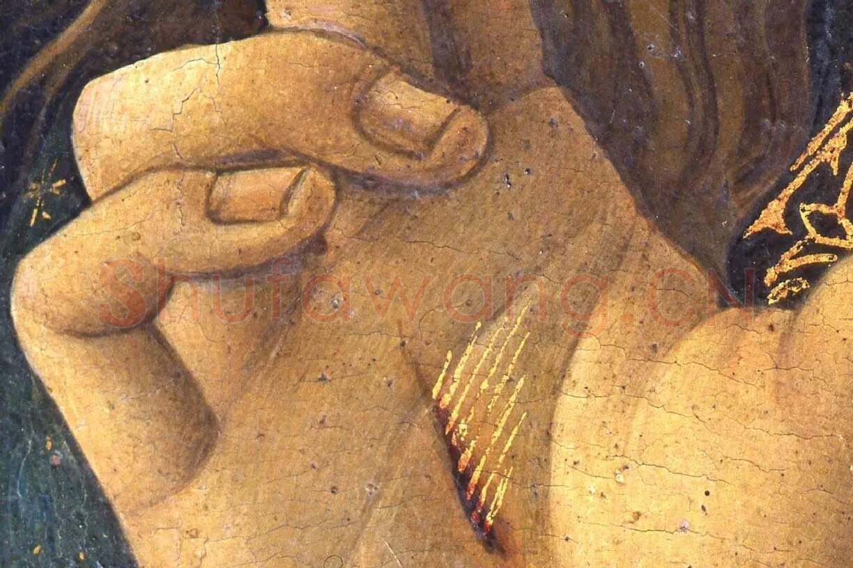 波提切利作品《耶稣荆冠加冕》局部 (8)