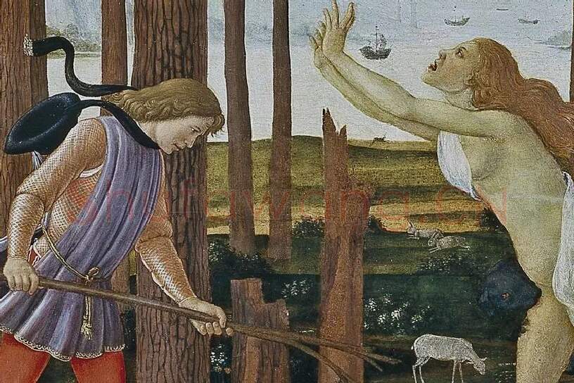 波提切利《纳斯塔吉奥故事》系列组画局部 (2)