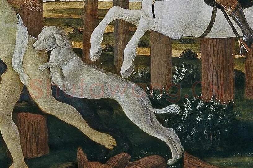 波提切利《纳斯塔吉奥故事》系列组画局部 (3)