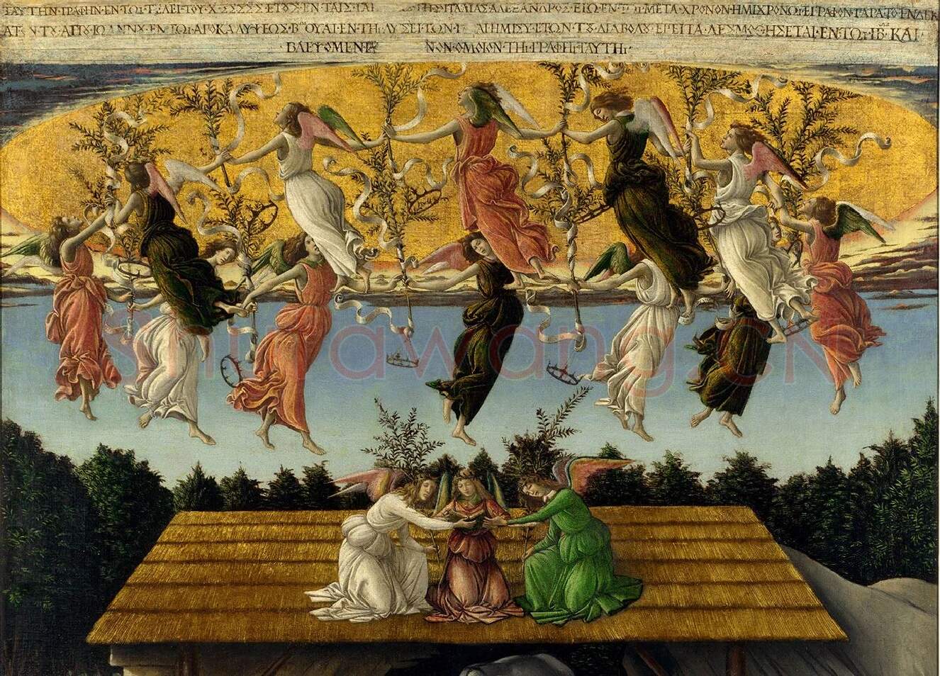 波提切利《神秘的耶稣诞生》_01