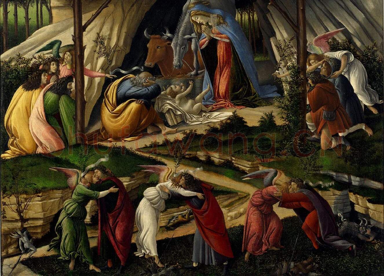 波提切利《神秘的耶稣诞生》_02