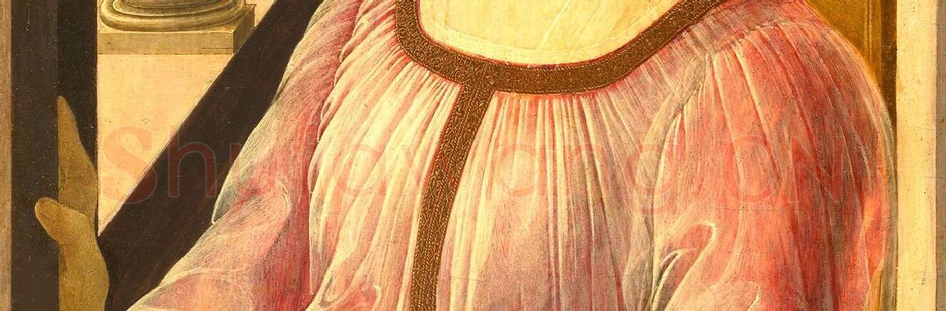 波提切利肖像画作品《班迪内利女士的肖像》_03