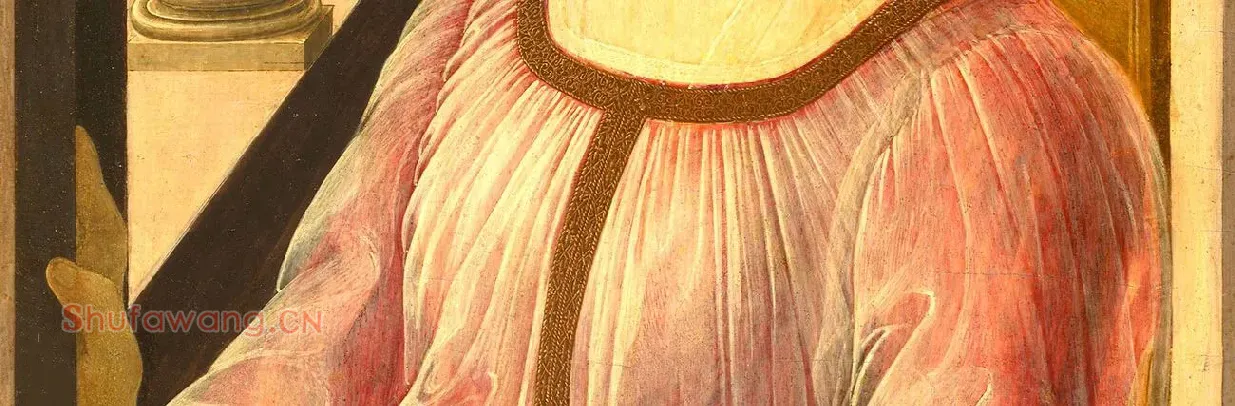 波提切利肖像画作品《班迪内利女士的肖像》_03