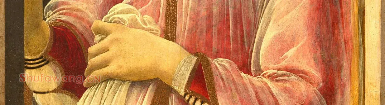 波提切利肖像画作品《班迪内利女士的肖像》_04